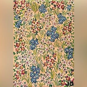 Floral acrylic handmade canvas painting